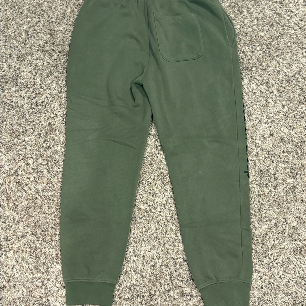 LRG Olive Green Sweatpants Size Medium - Picture 2 of 3